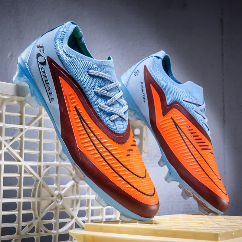 New Professional Men Soccer Shoes Ankle Boys Sneakers Non-Slip Football Boots Match Comfortable Sports Shoes TF/FG Unisex