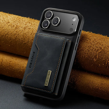 Luxury Leather Phone Case for IPhone 17 Pro Max Air16E 16 14 15 Plus 13 12 11 Pro Max Magnetic Detachable Card Stand Wallet