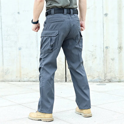 Man Tactical Pants Breathable Multi-Pocket Men's Cargo Pants Casual Outdoor Hiking Fishing Joggers Work Trousers Male Long Pant