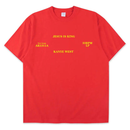 Kanye West T Shirt Jesus Is King High Quality Short Sleeve T-shirts Vintage Harajuku Cotton Men Women T-shirt Clothes Streetwear