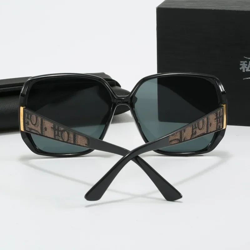 2025 New Vintage Oversized Square Polarized Sunglasses Women New Fashion Gradient Sun Glasses Men Driving Eyewear UV400 Shades