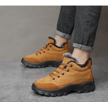 Men Sneakers Man Hiking Shoes Outdoor Mountain Boots Climbing Shoes Zapatos De Hombre Winter Boots Tennis Black Sneakes