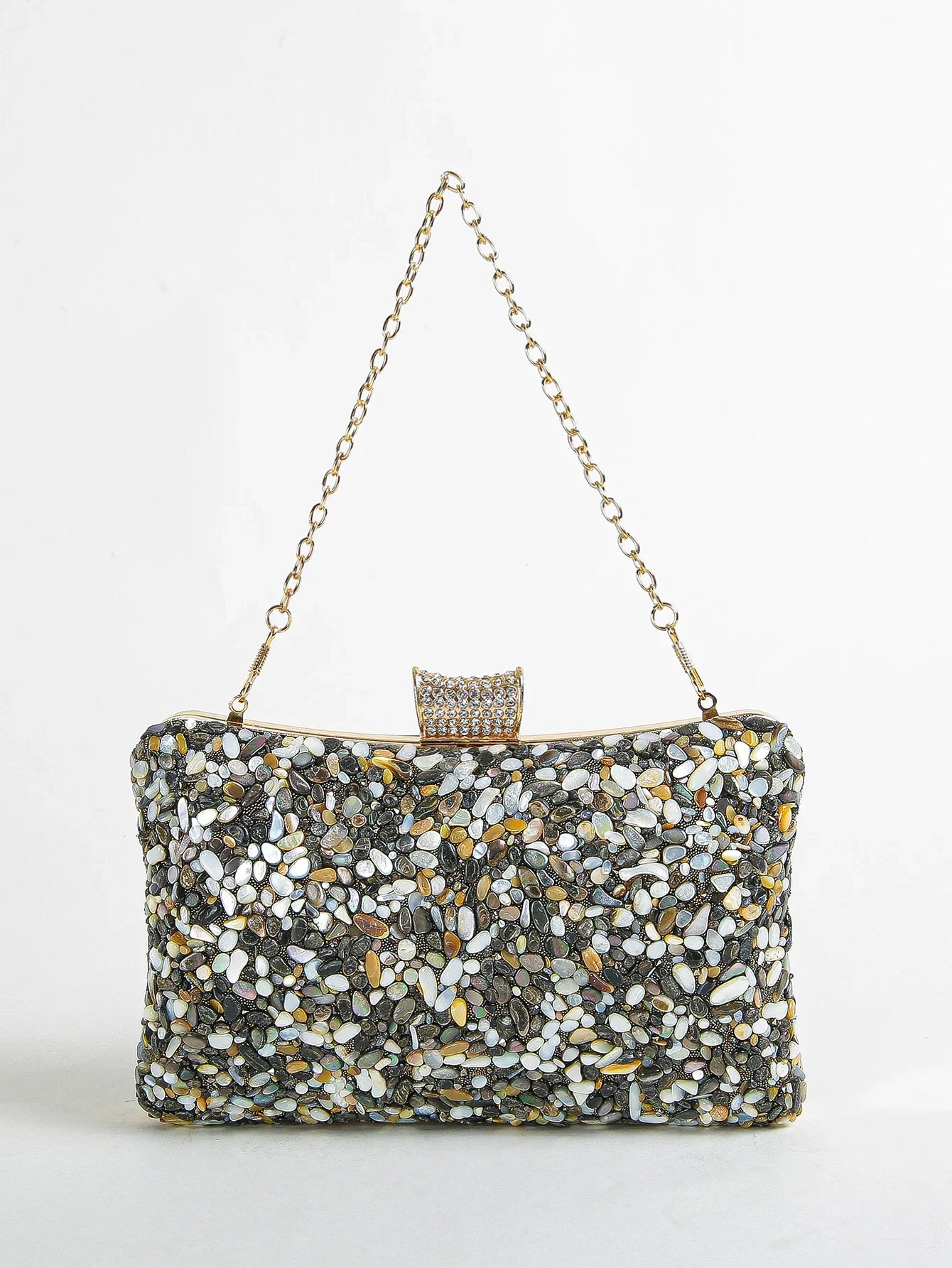 Mini Irregular Jewel Handheld Dinner Bag
