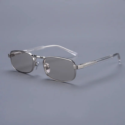 Small Square Top Quality Titanium Acetate Women Sunglasses Luxur Brand Designer Personality Retro Outdoor Men Sun Glasses UV400