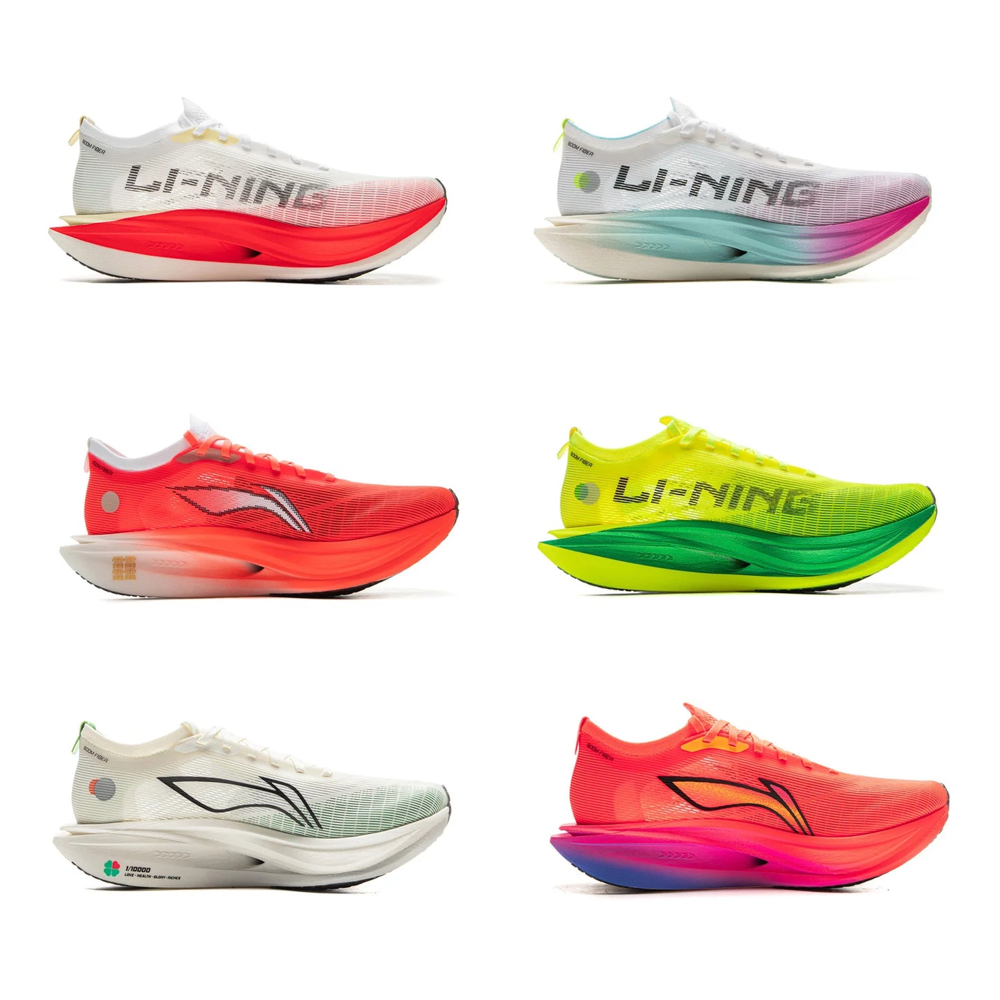 Unisex FEIDIAN 5 ELITE Racing Running Shoes SUPER BOOM LiNing CARBON-FIBER PLATE Shoes Anti-Slip Sneakers ARMV003