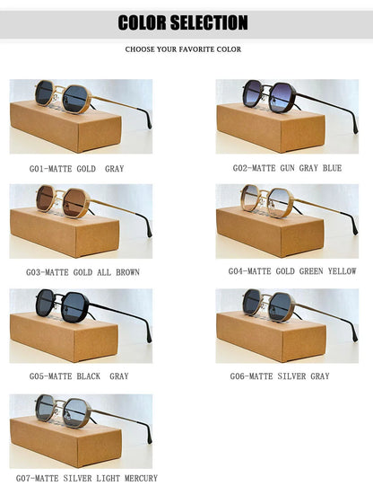 Steampunk Sunglass Men 2025 Square Sunglasses Women Trendy And Fashionable Vintage Fashion Glasses Gafas De Sol Hombre Zonnebril