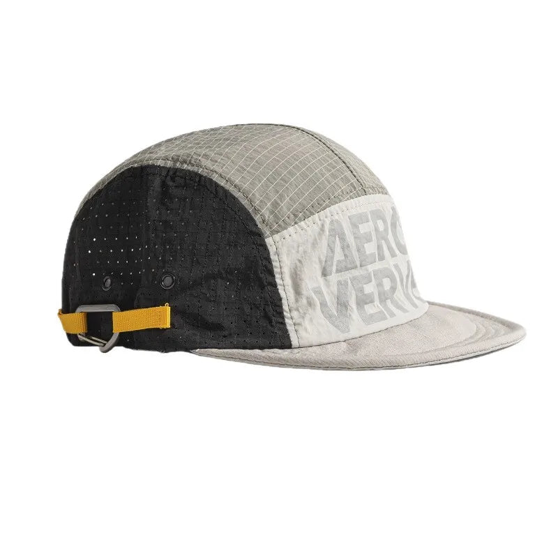 Quick Dry 5 Panel Camp Cap Women Summer Breathable Mesh Running Hat Outdoor Sports Adjustable Baseball Caps Men