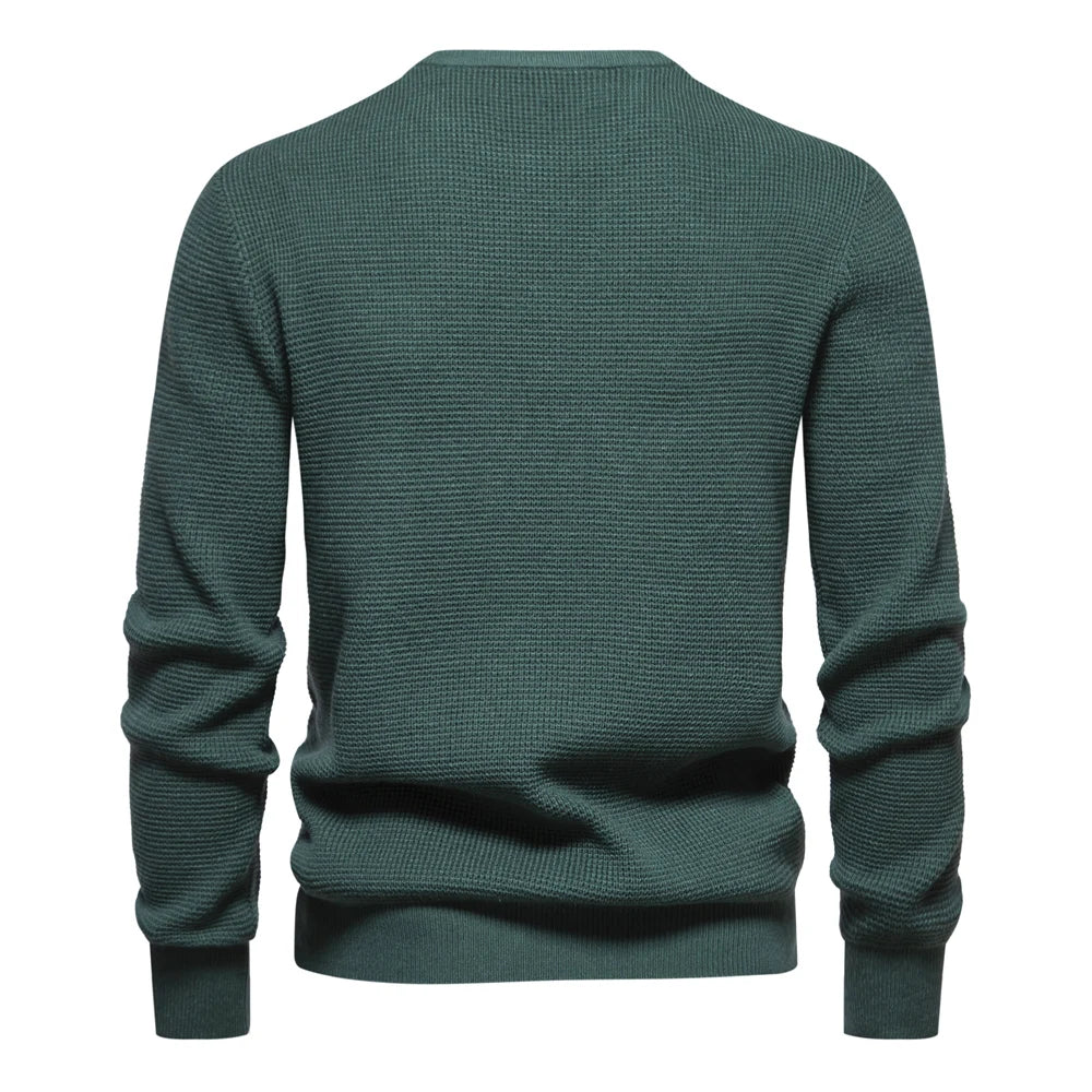 Fashion Stripe Youth Sweater for Men Casual Pullover Quality Knitted Sweater Male Winter Long Sleeved