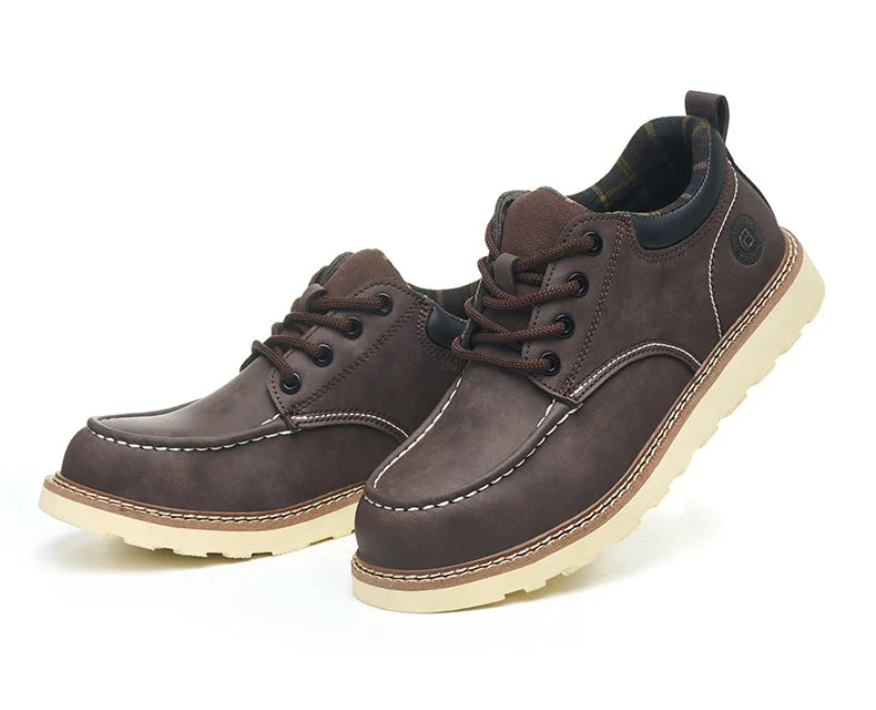 steel toe sneakers for men microfiber leather work shoes waterproof safety shoes industrial construction anti-slip work boots