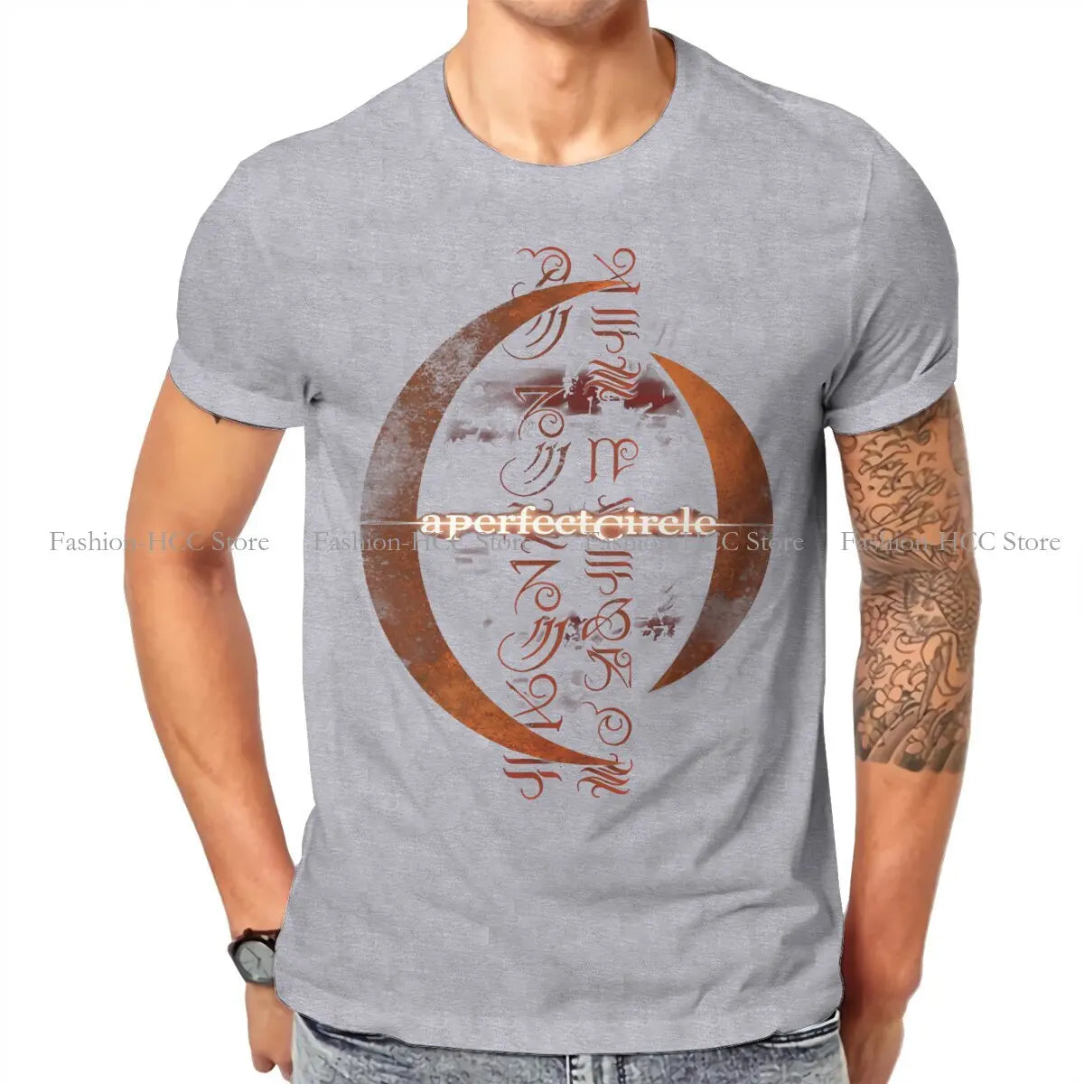 Tool Band A Perfect Circle   Mer De Noms T Shirt Harajuku Grunge Men's Tshirt Cotton Men Clothes