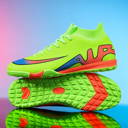 New Men Football Boots Grass Cleats High-top Non-Slip Soccer Shoes Futsal Sneakers High-quality Match Indoor Hot-selling Outdoor