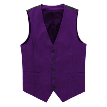 Men Vest Gray V Neck Single Button Solid Waistcoat For Wedding Birthday Banquet Party Business Work Daily Men Suit Vest ﻿