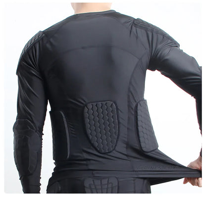 Motorcycle Full Body Armor Jacket Protective Moto Underwear Anti-collision Motorbike Riding Clothes Honeycomb Pad Motocross Tops