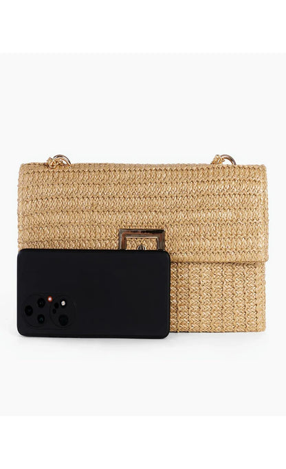 New Women's Straw Clutch Bag Summer Beach Boho Handbag Fashion Woven Purse Girl's Vacation Essentials For Travel Beach Wedding