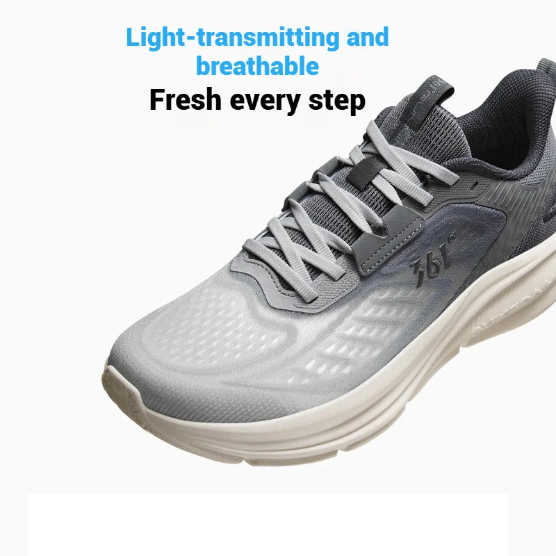 Men Running Shoes Spring New Mesh Soft Thick Bottom Rebound Casual Shock-absorber Stable Male Sneaker 672522246