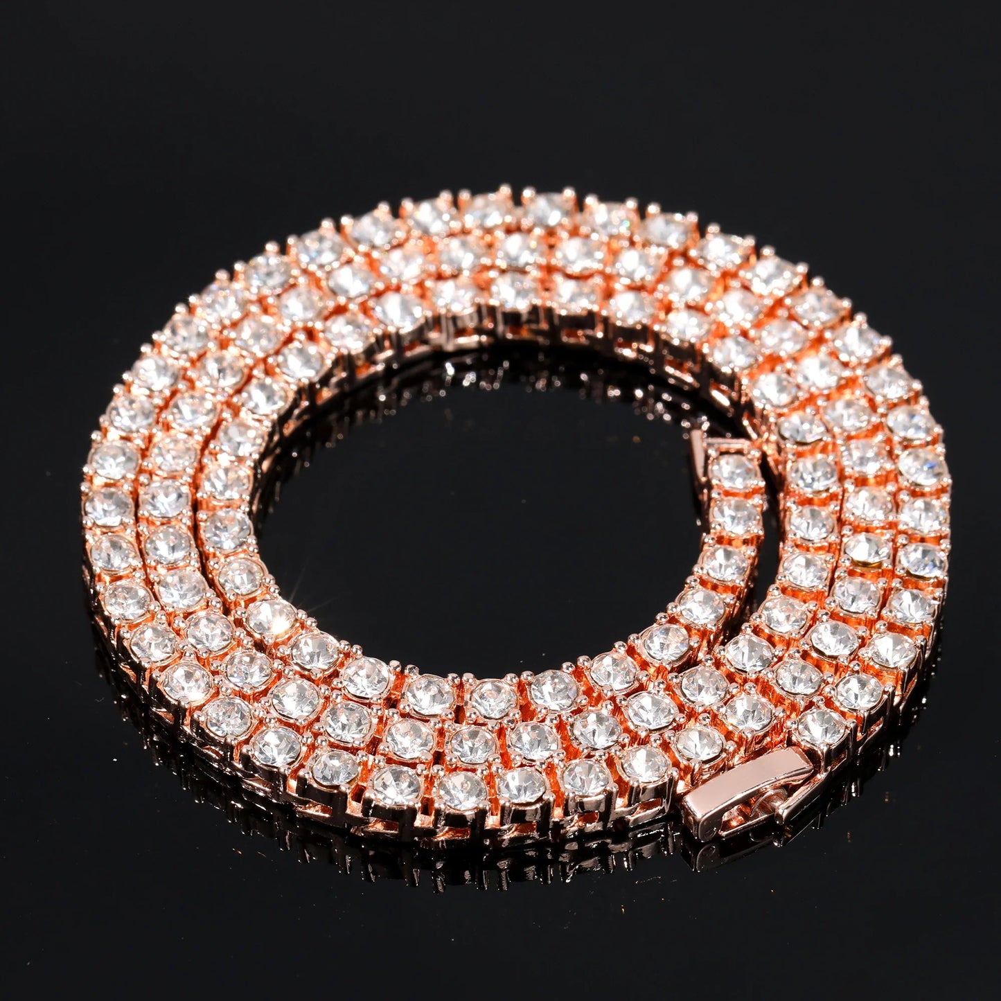 Luxury Iced Out Necklace For Women Charms Tennis Chain Large Crystal Zircon Pendant Chains Hip Hop Jewelry Wedding Gifts