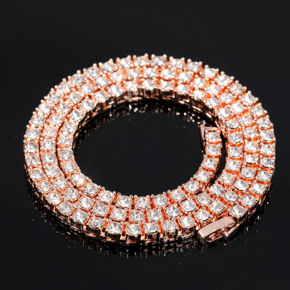 Luxury Iced Out Necklace For Women Charms Tennis Chain Large Crystal Zircon Pendant Chains Hip Hop Jewelry Wedding Gifts
