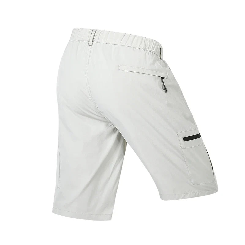 Summer Quick Dry Cargo Shorts Mens Lightweight Work Cargo Shorts Multi Pockets Waterproof Outdoor Hiking Fishing Shorts Male
