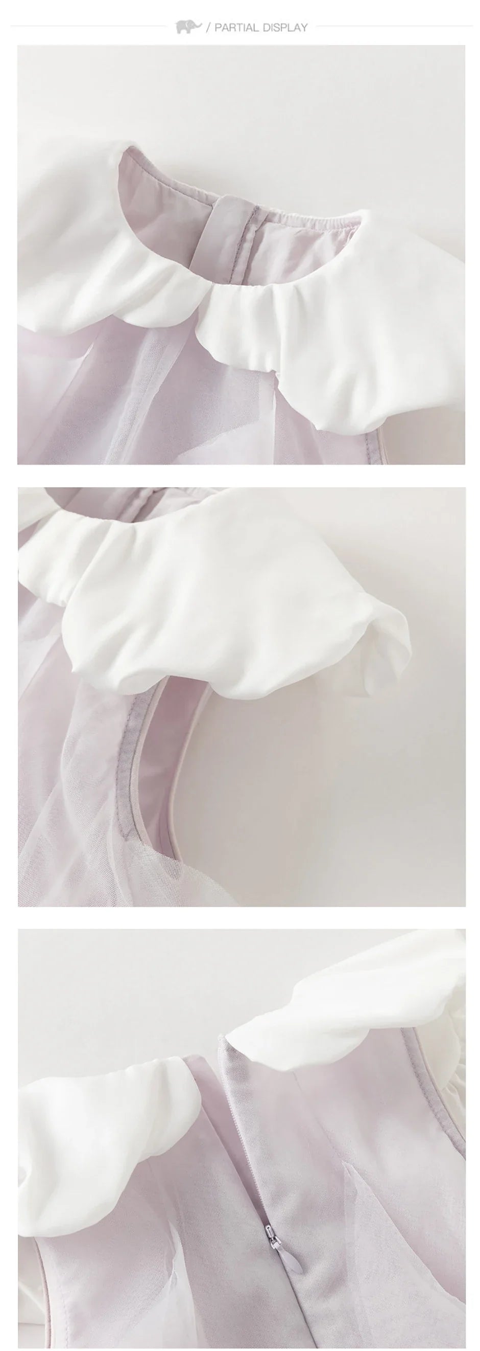 Girls Mesh Dresses Summer Baby Princess Dress Children Clothes Purple Sleeveless Elegant Cool Charm Party DB2261825