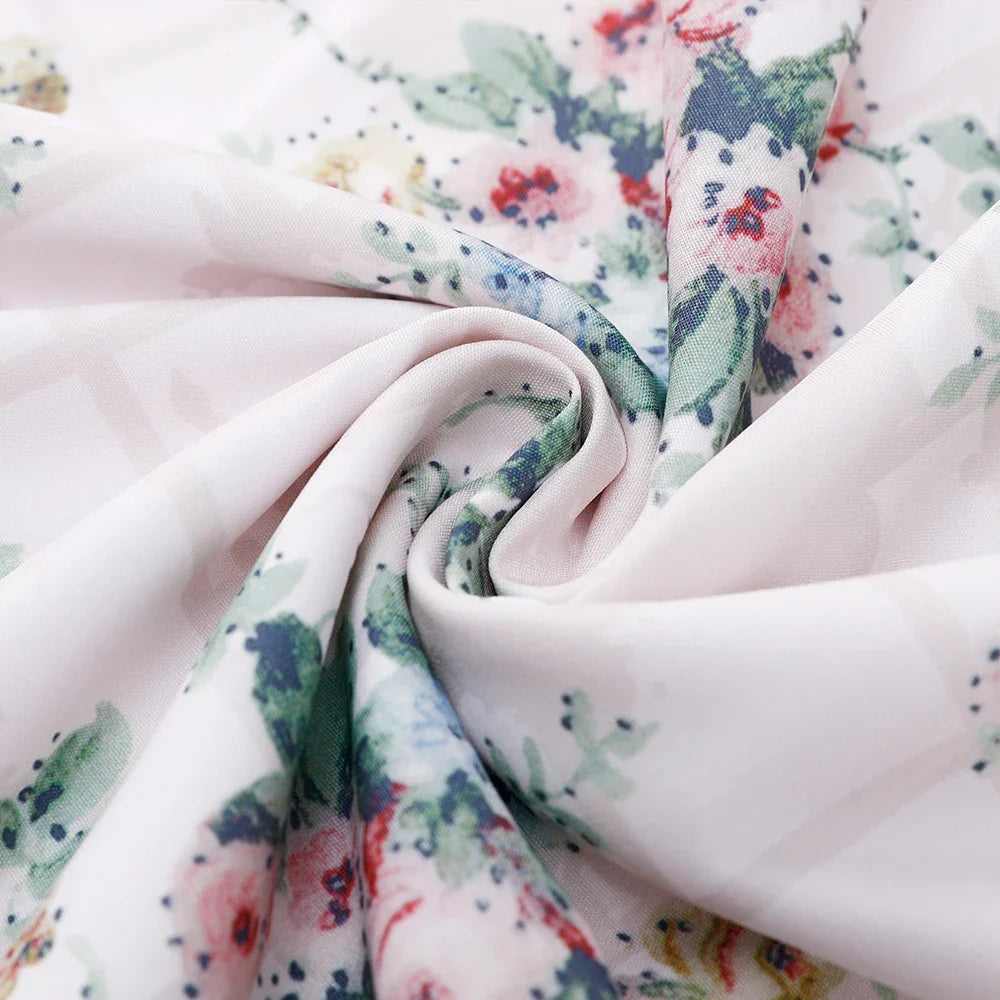 Summer Floral Print Dress Elegant 2025 New Arrivals Spaghetti Strap Flare Dress Maxi Holiday Party Dresses Women