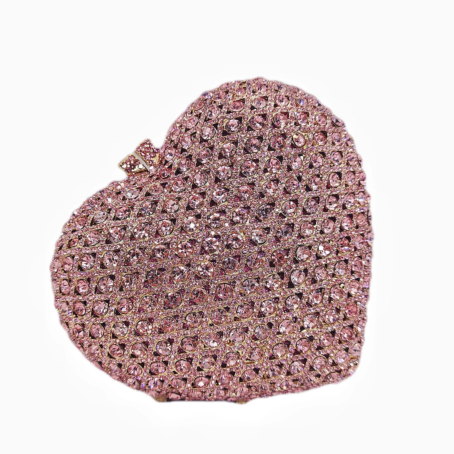 Plaid Heart Shape Clutch, Checkered Pattern Evening Bag for Women. OEM Custom Romantic Purse, Low MOQ Wholesale from Factory Dir
