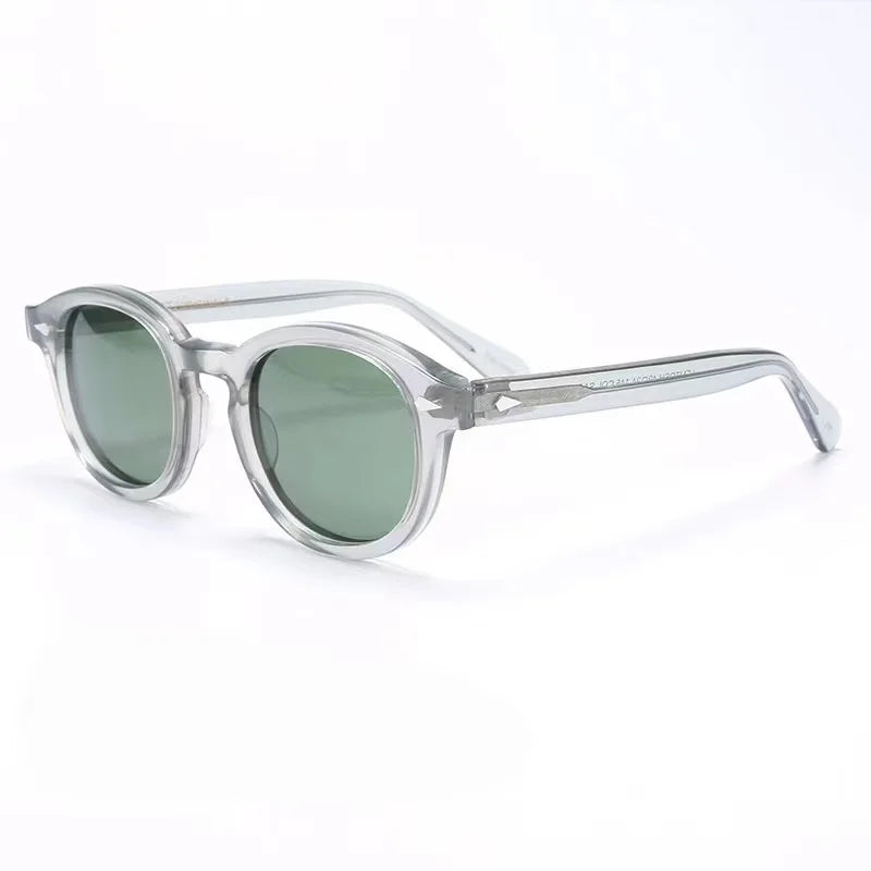 Premium Trendy Polarized Men Women Sun Glasses Vintage Acetate Frames Square Male Couple Eyewear
