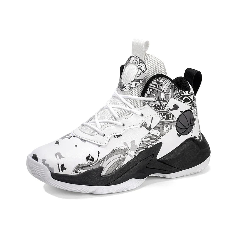 Children's basketball shoes non-slip breathable basketball training shoes with boys and girls basketball shoes sneakers 31-39