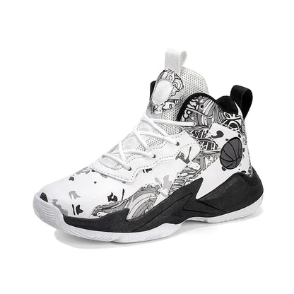 Children's basketball shoes non-slip breathable basketball training shoes with boys and girls basketball shoes sneakers 31-39
