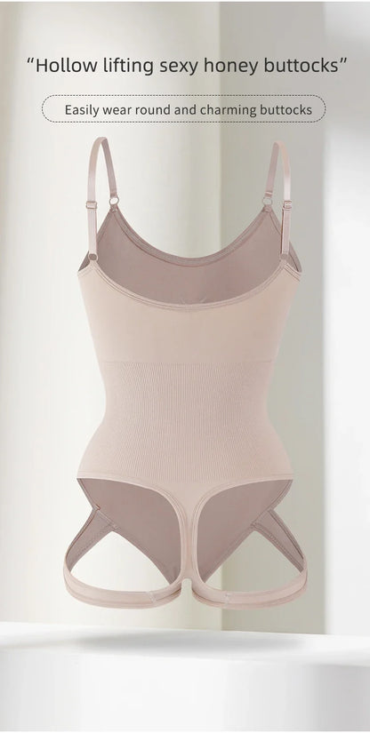 New Seamless Shapewear Slimming Ful Body Shaper Thongs Bodysuit Waist Trainer Body Shaping Sculpting Breast Women Top Underwear