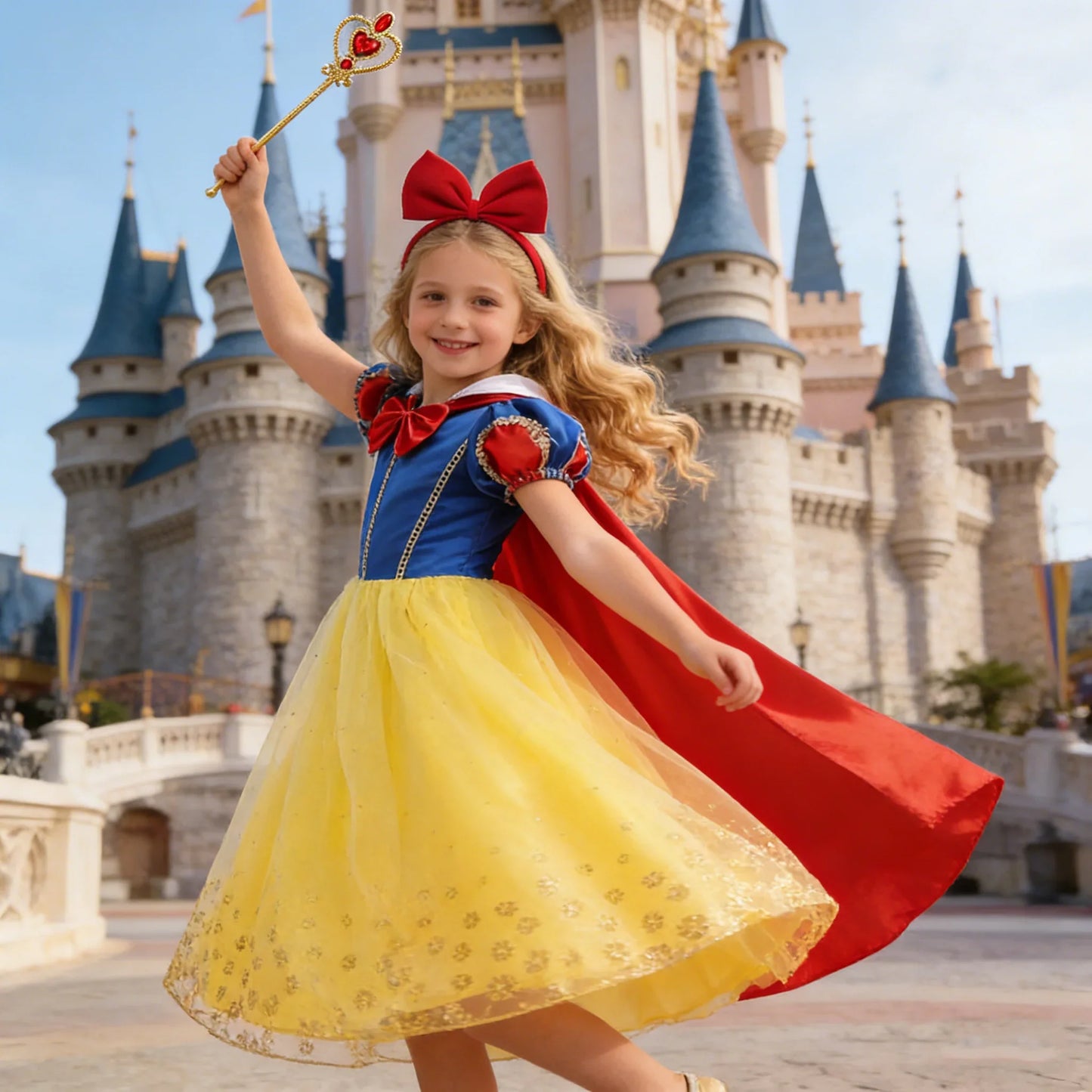 Girls Snow White Dress Kids Princess Dress Up Costumes Toddler Snow White And Huntsman Cosplay Clothing Birthday Party Outfits