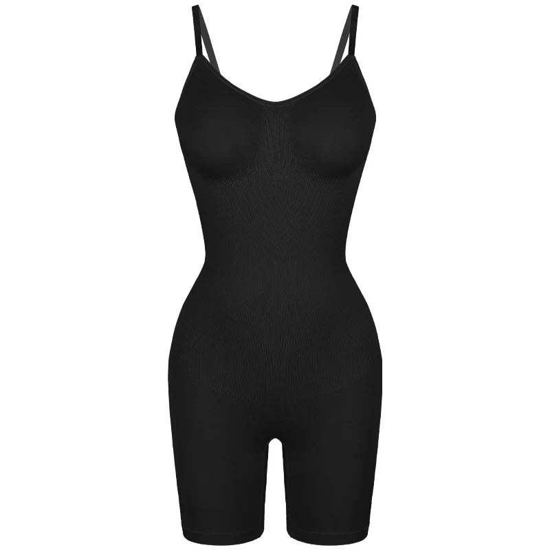 New Bodysuit Shapewear Women Tank Top Tummy Control Full Body Shaper Anti Chafing Shorts Slimming Waist Trainer Butt Lifter