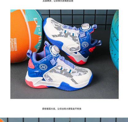 High-Quality Breathable Casual Basketball Shoes for Boys Fashionable Children's Footwear for Comfort And Style