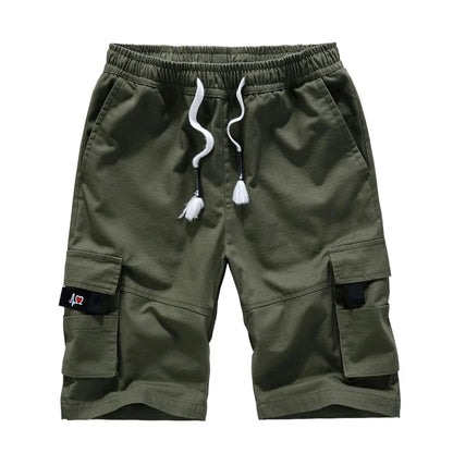 Mens Summer New Trendy Brand Five Point Cropped Pants High Quality Cargo Shorts Mens Plus Size Sports Casual Fashion Shorts