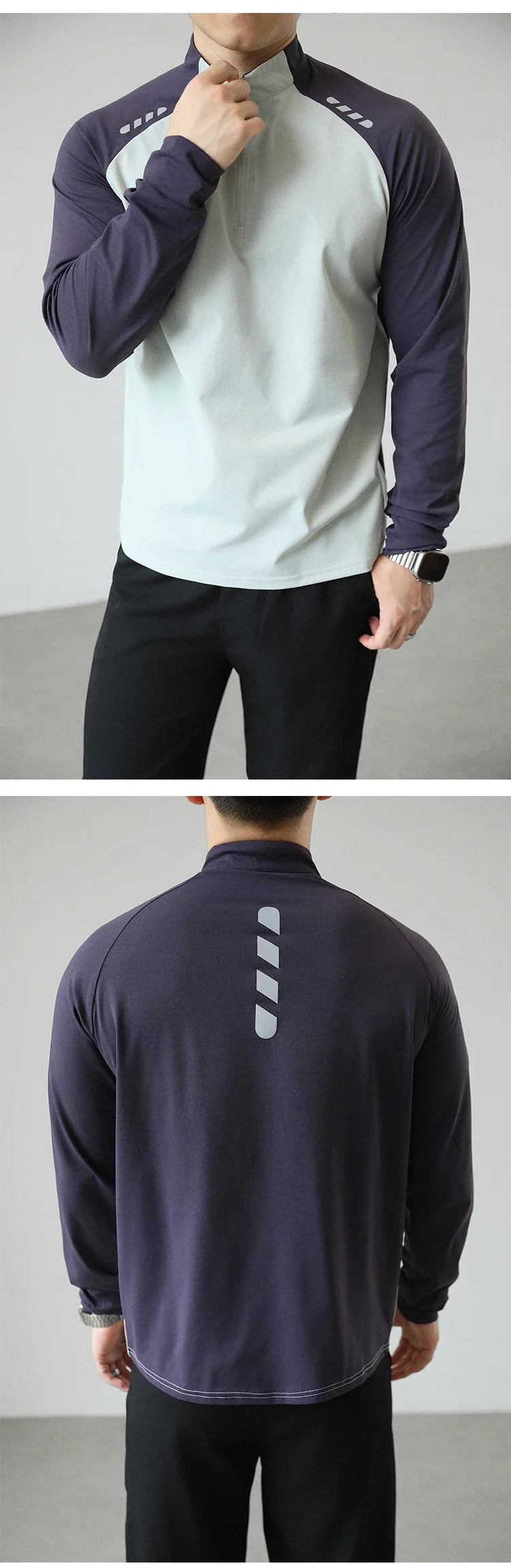 Men's Quick-drying Fitness Sportswear  Quick - Dry Outdoor Cycling & Fitness Long - Sleeve T - Shirt