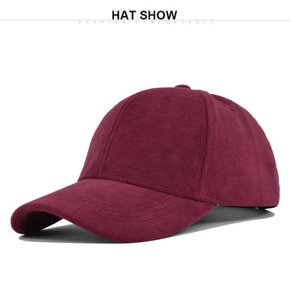 Fashion Baseball Caps For Men Women Autumn Winter Solid Retro Snapback Hip Hop Hat Unisex Street Adjustable Sun Visor Caps