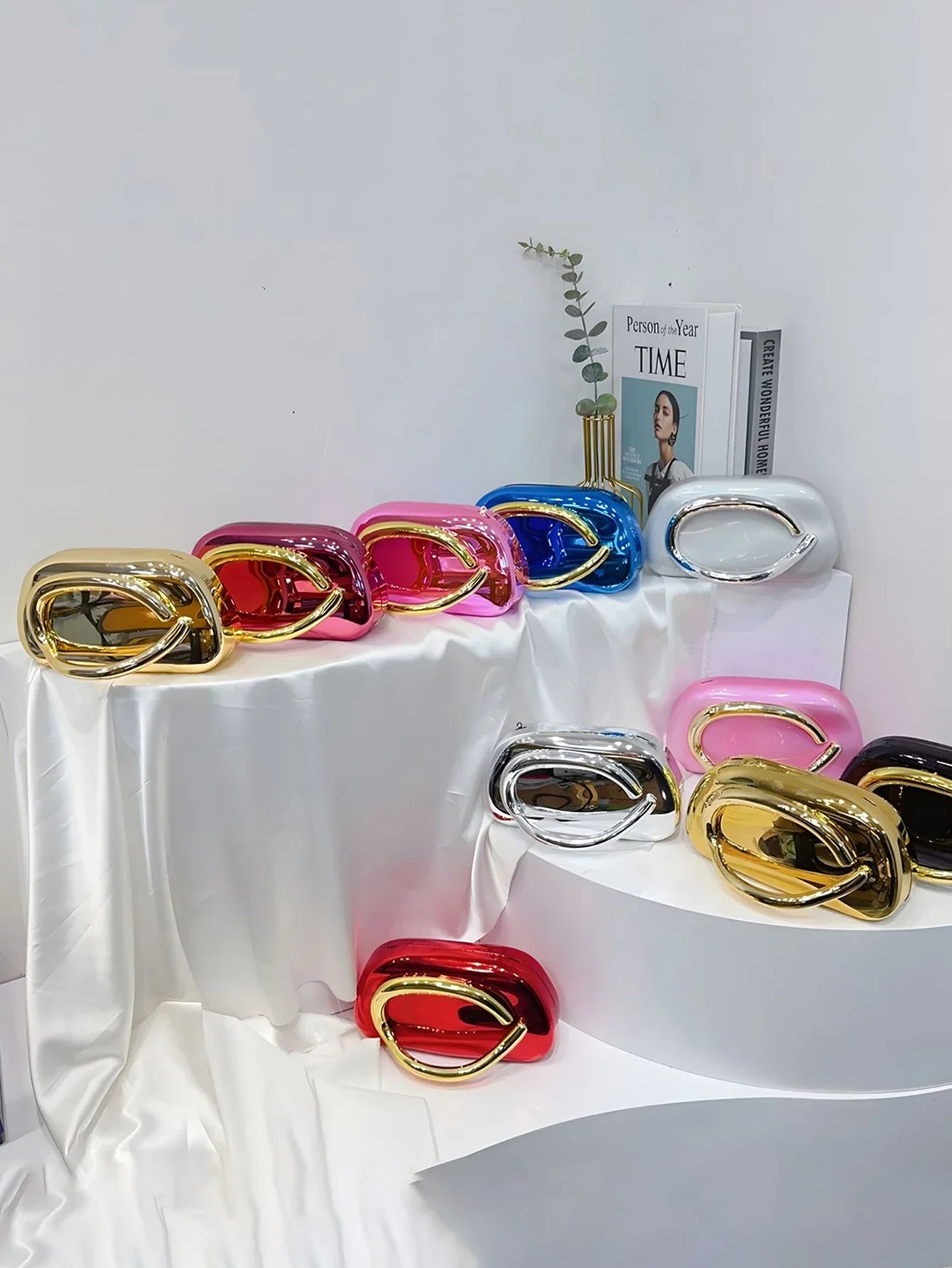 Fashion Elegant Acrylic Box Shaped Crossbody Bags Women Evening Bags party cute handbag Wedding Mini Wallet Banquet clutch bag