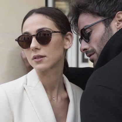 Small Round Sunglasses for Men Women Vintage Retro Polarized Circle Sun Glasses UV400 Protection
