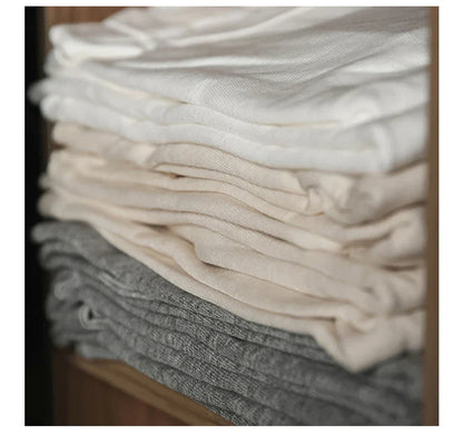 T-Shirts Heavyweight Short Sleeve Crew Neck Summer Men's Basic Tee