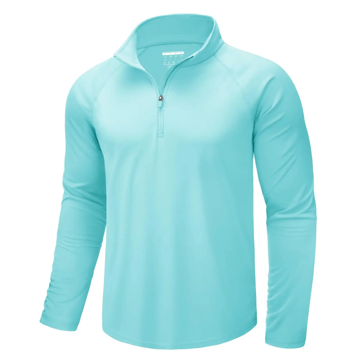 Mens UPF50+ UV Protection T-Shirt Lightweight Long Sleeve Quick Dry Fishing Shirt Outdoor Hiking Workout Rash Guards