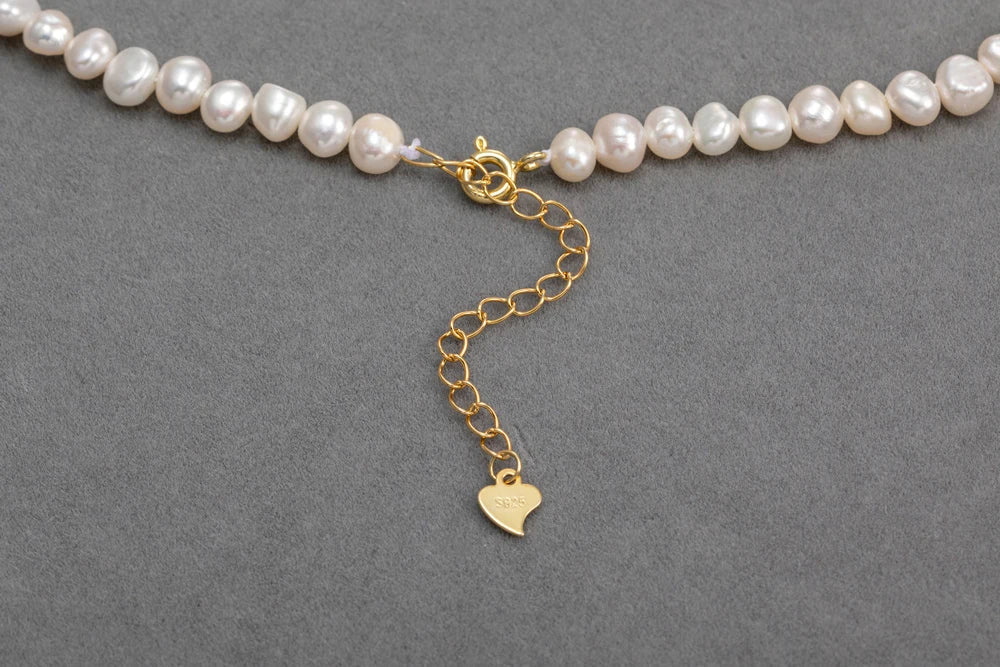 4-5mm Baroque Freshwater Pearl Necklaces 38cm 45cm 50cm 925sterling Silver Necklaces Jewelry Gift 2026 New Arrivals