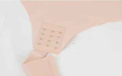Women Sexy Shapers Bra Lifter Thong S-4XL Bodysuits Slimming Waist Invisible Front Closure Underwear Removable Strap Lingeries