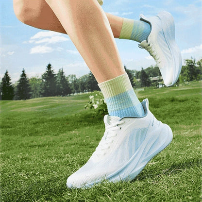 Men Running Shoes Lightweight Breathable Comfortable Wear-resistant Elastic Sole Sneakers 672612217