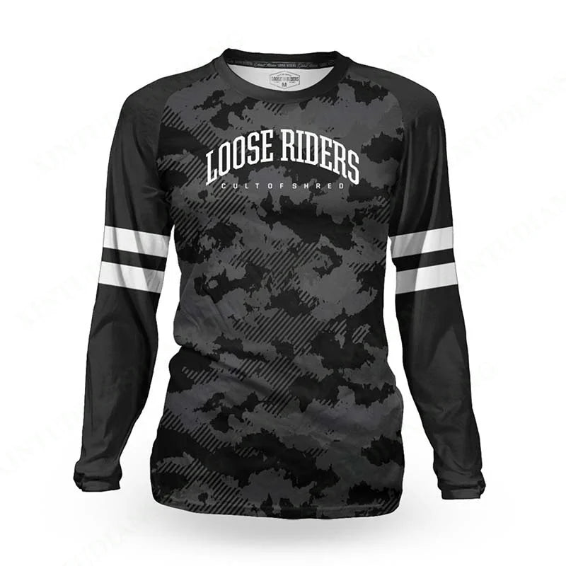 2023 Women's Loose Rider jersey MX MTB mountain bike long-sleeved shirt cross-country DH motorcycle endurance race jersey