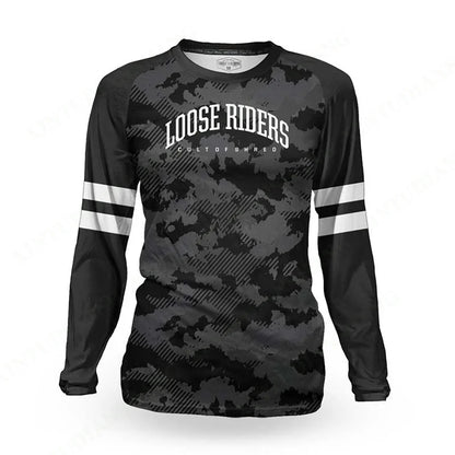 2023 Women's Loose Rider jersey MX MTB mountain bike long-sleeved shirt cross-country DH motorcycle endurance race jersey