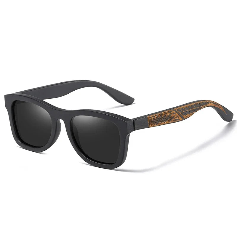 Natural Bamboo And Wooden Sunglasses VIP Manual Polarized Glasses Luxury Brand Environmental Degradable Glasses Gift Box