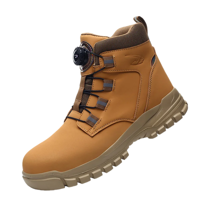 Fashion Safety Shoes Men's Work Steel Toe Caps Male Indestructible Protective Shoes Puncture-Proof Security Footwear Work Boots