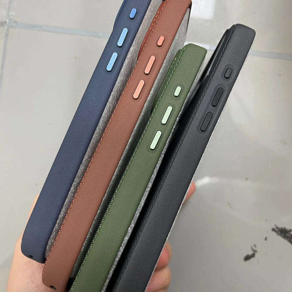 With Box TechWoven Magnetic Phone Case for IPhone 17 Pro Max 17Pro for Magsafe Phone Cover Case Camera Control