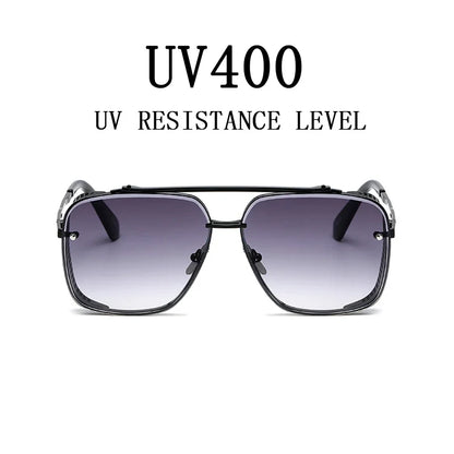 Steampunk Sunglasses For Men 2023 Punk Sunglasses Women Vintage Fashion Glasses Luxury Retro Square Shades Trending Gafas De Sol
