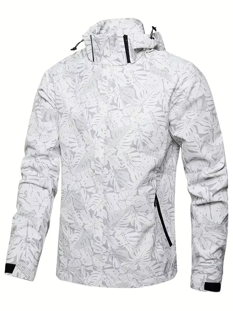 Man 2026 New Spring Autumn Leisure And Comfortable Outdoor Zipper Windbreaker Fashion Printed Windproof Jacket