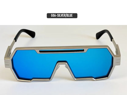 Square Steampunk Sunglasses Women 2026 One Pieces UV400 Protection Sunglass Men Brand Design Fashion Glasses Gafas De Sol Hombre